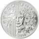 Frankreich 10 Euro Silber Münze - Europa-Serie - 50 Jahre europäische Zusammenarbeit im Weltraum - Europäische Weltraumorganisation ESA 2014 - © NumisCorner.com