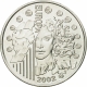 Frankreich 1/4 (0,25) Euro Silber Münze Europa Serie - Europäische Währungsunion 2002 - © NumisCorner.com