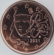 Frankreich 5 Cent Münze 2021 - © eurocollection.co.uk