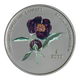 Griechenland 5 Euro Silbermünze - Umwelt - Endemische Flora - Paeonia parnassica 2022 - © Bank of Greece