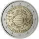 Italien 2 Euro Münze - 10 Jahre Euro-Bargeld 2012