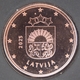 Lettland 1 Cent Münze 2025 - © eurocollection.co.uk
