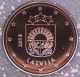 Lettland 2 Cent Münze 2018 - © eurocollection.co.uk