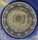 Lettland 2 Euro Münze - 30 Jahre Europaflagge 2015 -  © eurocollection