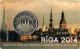Lettland 2 Euro Münze - Riga - Kulturhauptstadt Europas 2014 Coincard -  © Zafira