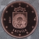Lettland 5 Cent Münze 2021 - © eurocollection.co.uk