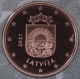 Lettland 5 Cent Münze 2021 - © eurocollection.co.uk