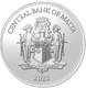 Malta 2,50 Euro Münze - Platin-Jubiläum - Queen Elizabeth II. 2022 - © Central Bank of Malta