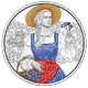 Österreich 10 Euro Silber Münze - Gschneizt & Kampelt - Aufdirndln – Leinen 2025 - Polierte Platte PP - © Münze Österreich