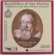 San Marino 2 Euro Münze - Internationales Jahr der Physik - Galileo Galilei 2005 - © McPeters