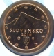 Slowakei 1 Cent Münze 2010