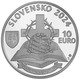 Slowakei 10 Euro Silbermünze - 100. Geburtstag von Ján Chryzostom Korec 2024 - Polierte Platte - © National Bank of Slovakia