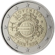Slowakei 2 Euro Münze - 10 Jahre Euro-Bargeld 2012 -  © European-Central-Bank
