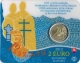 Slowakei 2 Euro Münze - 1150. Jahrestag der Mission durch Kyrill und Method nach Großmähren 2013 - Coincard - © Zafira