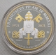 Vatikan 5 Euro Silbermünze - 50 Jahre Vereinigung Hl. Petrus und Hl. Paulus 2021 - Vergoldet - © Kultgoalie