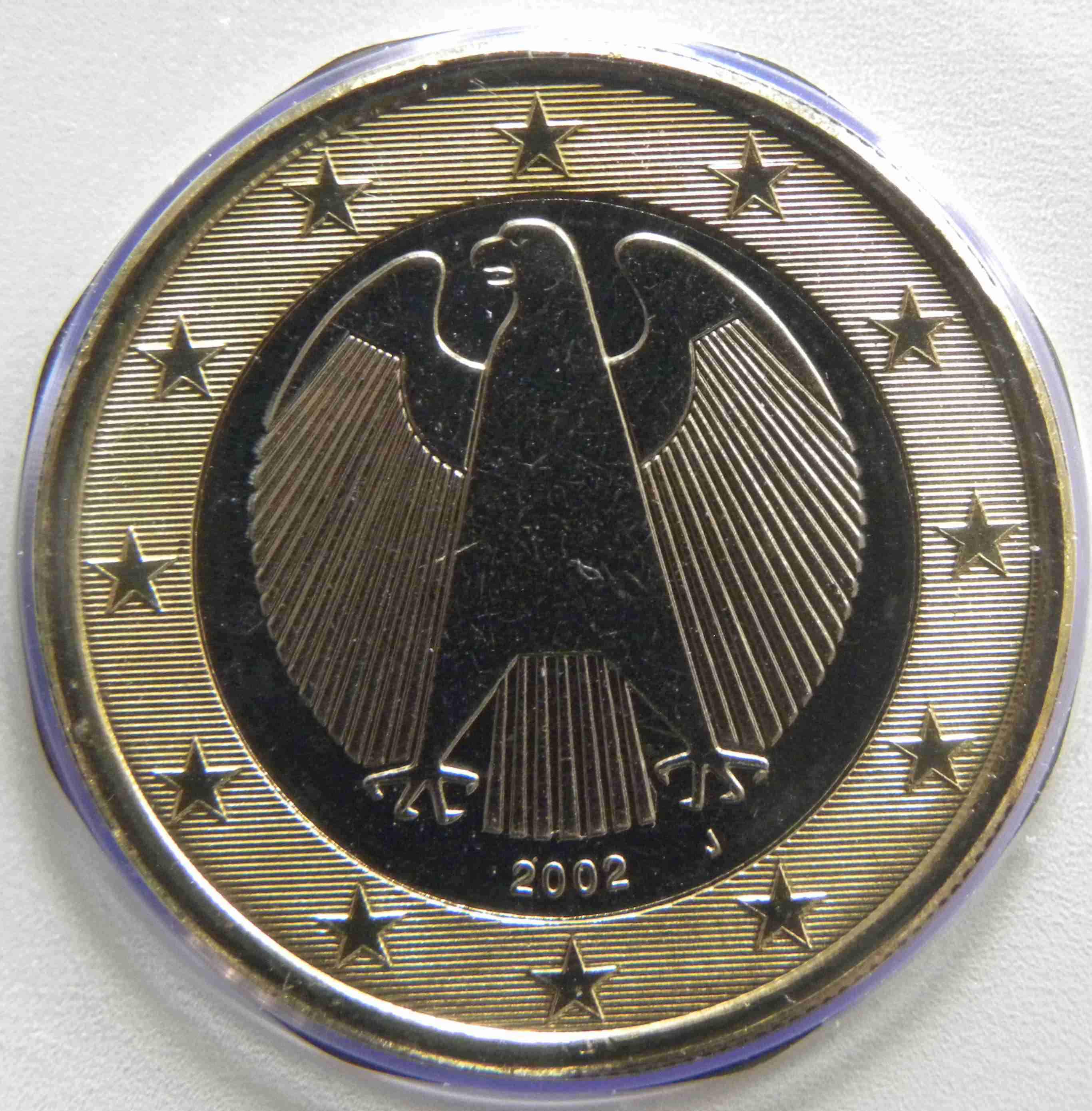 Deutschland 1 Euro Münze 2002 J - euro-muenzen.tv - Der Online