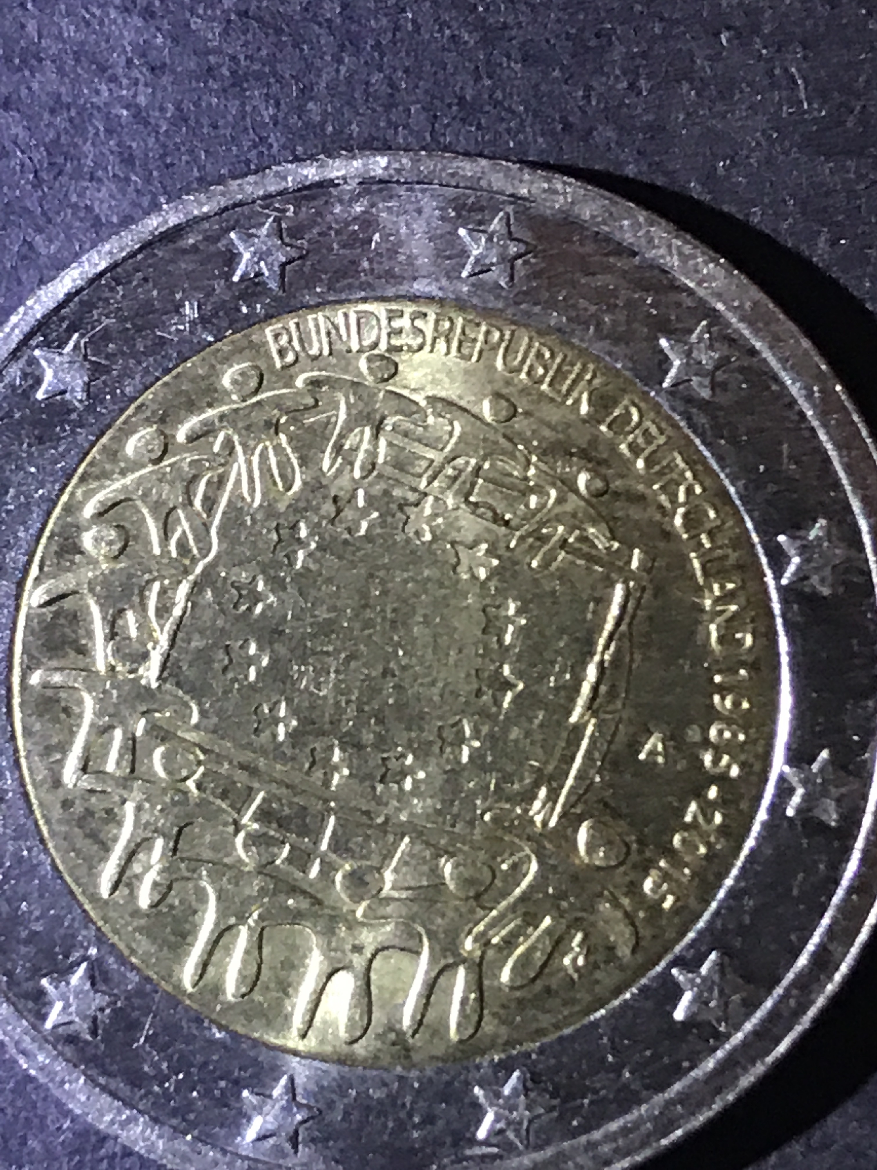 Deutschland 2 Euro Münze 2015 - 30 Jahre Europa-Flagge - D - München