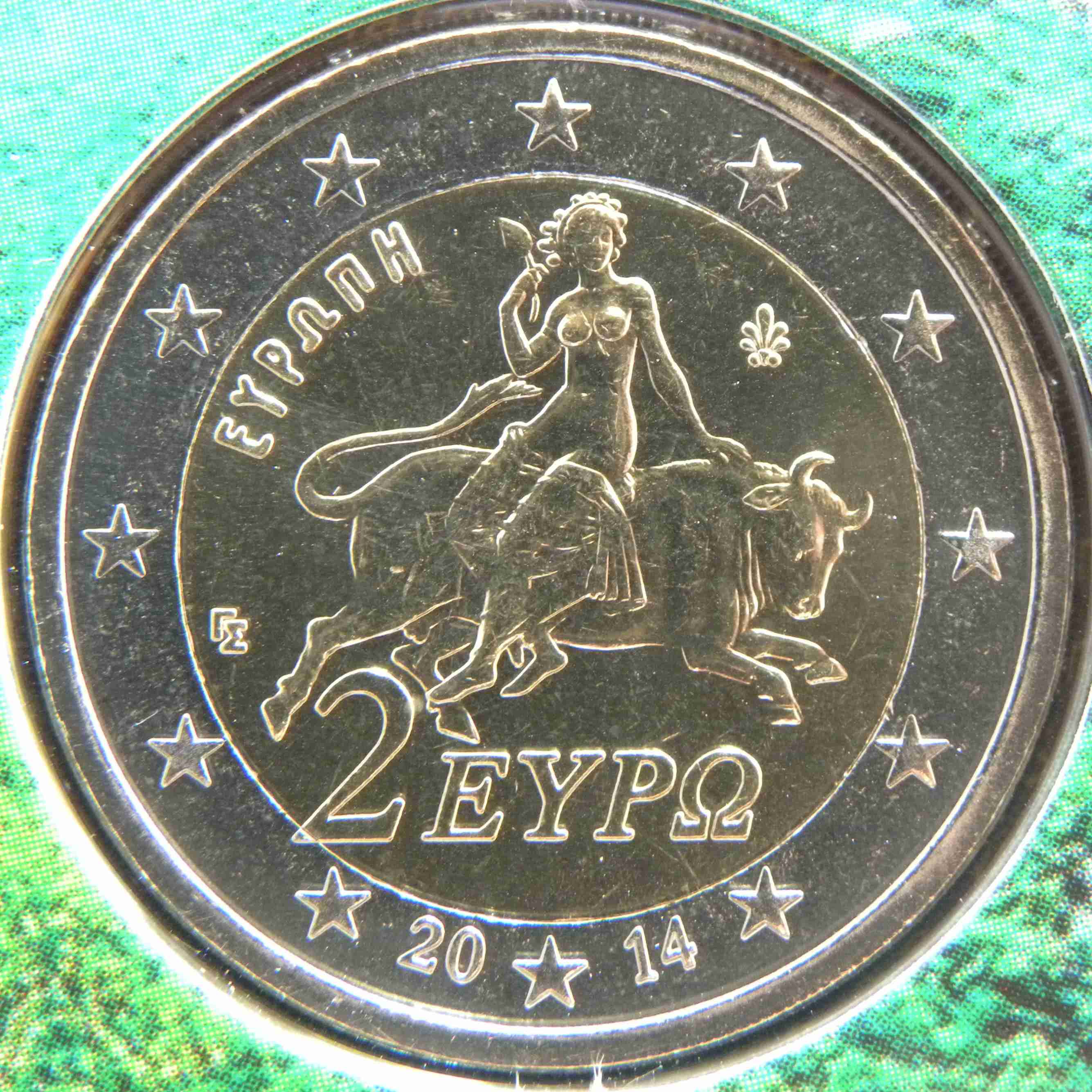 Griechenland 2 Euro Münze 2014 - euro-muenzen.tv - Der Online