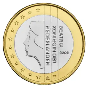 Niederlande 1 Euro Münze 2000 - euro-muenzen.tv - Der Online Euromünzen