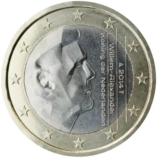 Niederlande 1 Euro Münze 2014 - euro-muenzen.tv - Der Online Euromünzen