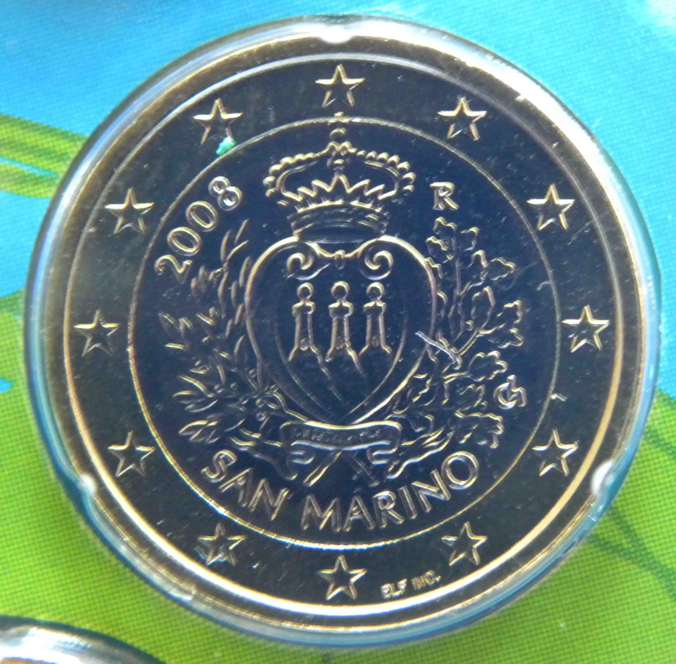 San Marino 1 Euro Münze 2008 - euro-muenzen.tv - Der Online Euromünzen