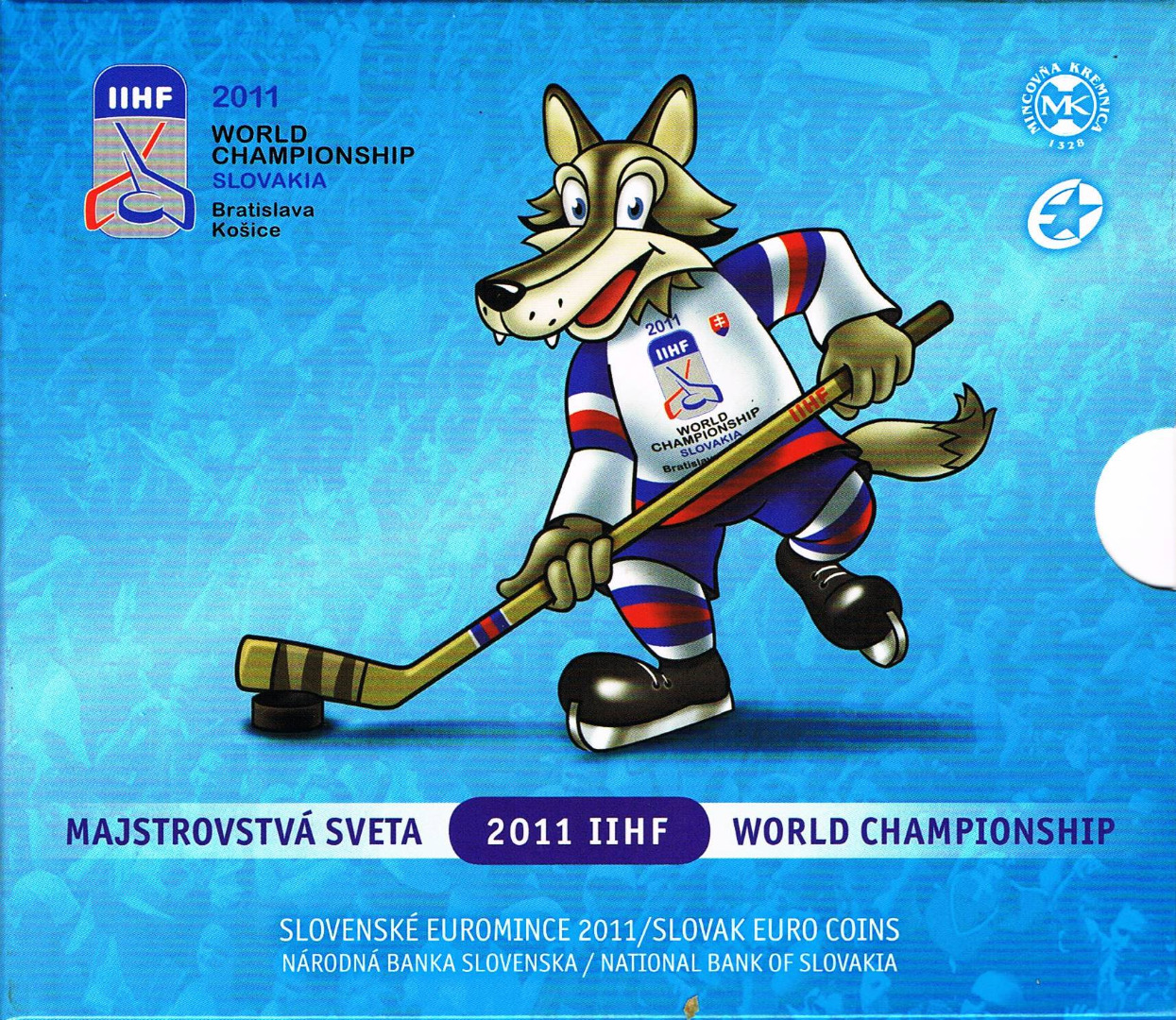 Slowakei Euro Münzen Kursmünzensatz IIHF Eishockey-Weltmeisterschaft 2011 - euro-muenzen