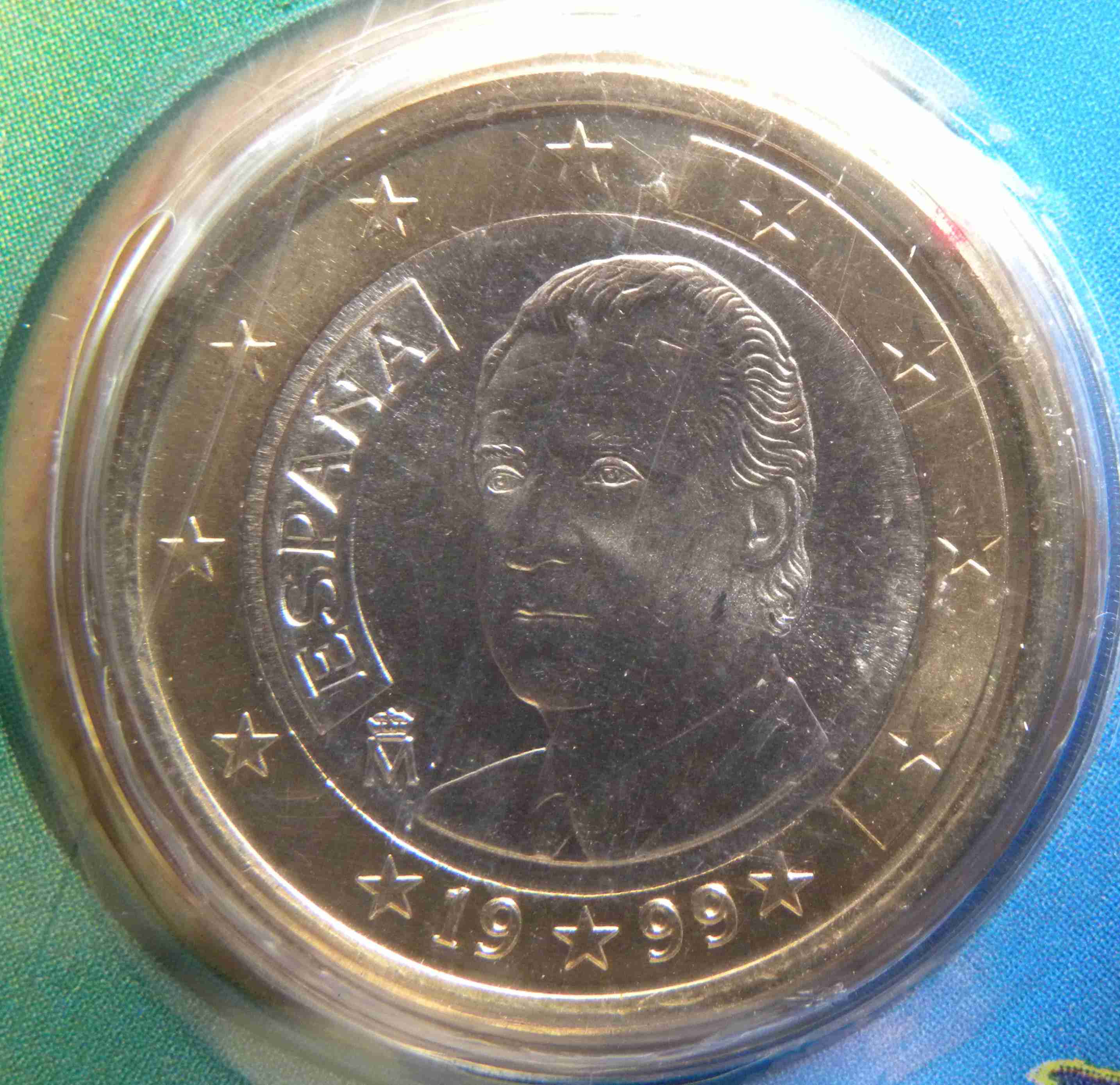 Spanien 1 Euro Münze 1999 Euro Muenzentv Der Online Euromünzen Katalog