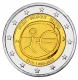 Belgien 2 Euro Münze - 10 Jahre Euro - 10 Jahre Währungsunion 2009 - © Michail