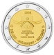 Belgien 2 Euro Münze - 60. Jahrestag der Verkündung der Menschenrechte 2008 - © Michail