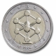 Belgien 2 Euro Münze - Atomium in Brüssel 2006 - © bund-spezial