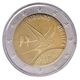 Estland 2 Euro Münze - Nationalvogel Rauchschwalbe - Hirundo rustica 2023 - Coincard - © Michail