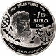 Frankreich 1 1/2 (1,50) Euro Silber Münze 100. Todestag von Jules Verne - In 80 Tagen um die Welt 2005 - © NumisCorner.com