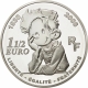 Frankreich 1 1/2 (1,50) Euro Silber Münze 70 Jahre Spirou Comicfigur 2008 - © NumisCorner.com