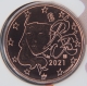 Frankreich 1 Cent Münze 2021 - © eurocollection.co.uk