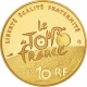 Frankreich 10 Euro Gold Münze 100 Jahre Tour de France - Radrennfahrer 2003 - © NumisCorner.com