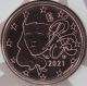 Frankreich 2 Cent Münze 2021 - © eurocollection.co.uk
