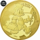 Frankreich 50 Euro Gold Münze - DuckTales - Dagobert Duck 2017 - © NumisCorner.com