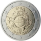 Irland 2 Euro Münze - 10 Jahre Euro-Bargeld 2012 - © European Central Bank