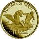 Italien 10 Euro Goldmünze - Italienische Brunnen - Trevibrunnen 2022 - © IPZS