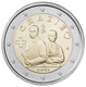 Italien 2 Euro Münze - Grazie - Danke - Medizinische Fachkräfte 2021 - Polierte Platte - © European Central Bank