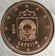 Lettland 5 Cent Münze 2014