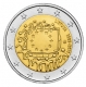 Litauen 2 Euro Münze - 30 Jahre Europaflagge 2015 -  © Zafira