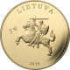 Litauen 5 Euro Münze 25 Jahre Wiederherstellung der Unabhängigkeit 2015 - © Bank of Lithuania