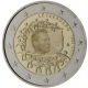 Luxemburg 2 Euro Münze - 30 Jahre Europaflagge 2015 -  © European-Central-Bank