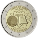 Luxemburg 2 Euro Münze - 50 Jahre Römische Verträge 2007 -  © European-Central-Bank