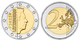 Luxemburg Euro Münzen Kursmünzensatz - Vianden 2022 - 2 Euro 10. Hochzeitstag von Erbgroßherzog Guillaume und Erbgroßherzogin Stéphanie 2022 - © Coinf