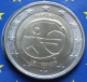 Portugal 2 Euro Münze - 10 Jahre Euro - WWU UEM 2009 -  © eurocollection