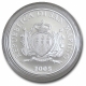 San Marino 10 Euro Silber Münze 500 Jahre uniformierte Miliz von San Marino 2005 -  © bund-spezial