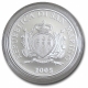 San Marino 10 Euro Silber Münze 500 Jahre uniformierte Miliz von San Marino 2005 - © bund-spezial