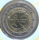 Slowakei 2 Euro Münze - 10 Jahre Euro - WWU - HMU 2009 - © eurocollection.co.uk